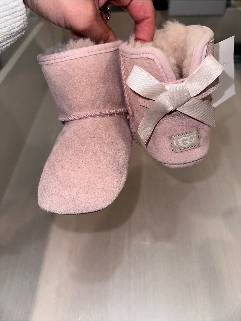 UGG baby pink boots